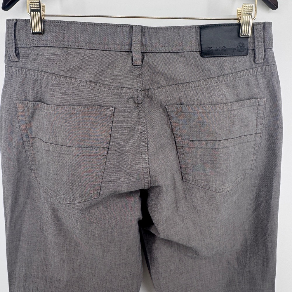 English Laundry Brixton Mens 32x34 Charcoal Grey Textured 5-Pocket Pants 1119710 - Picture 10 of 15